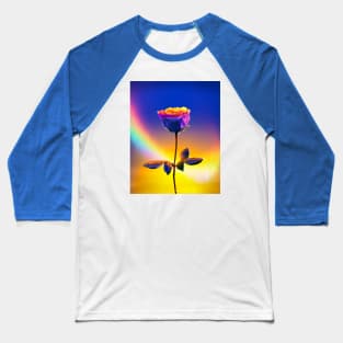 Neon Rose Baseball T-Shirt